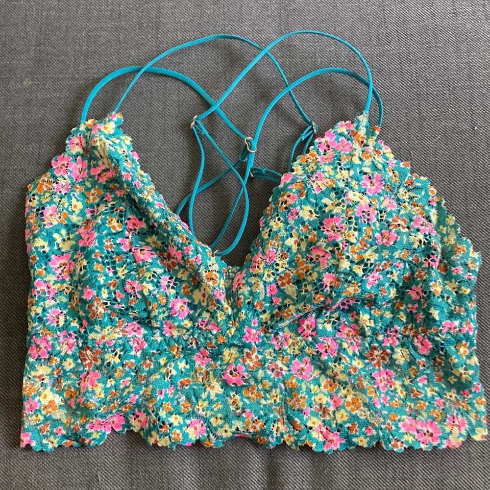 pink bralette